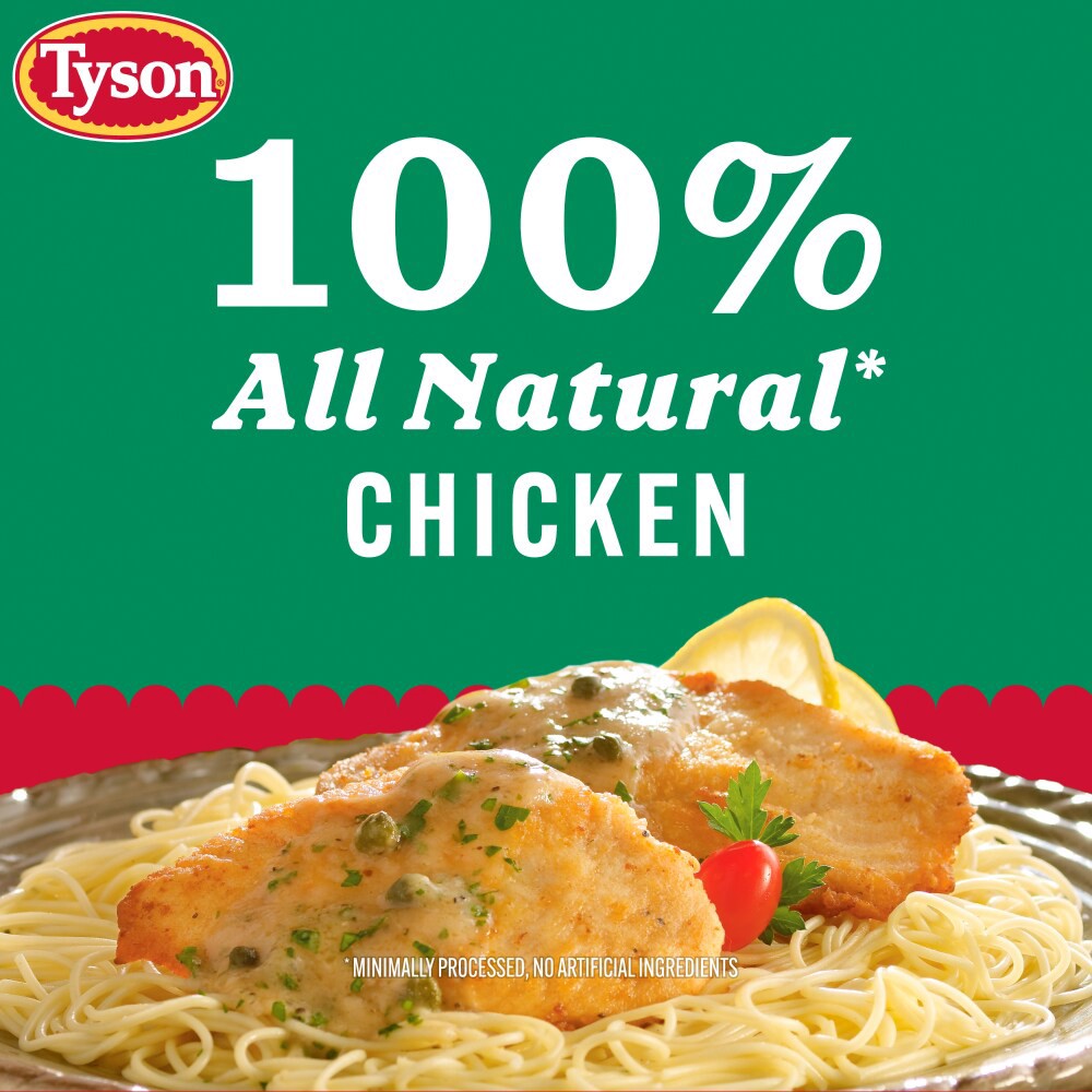 slide 6 of 6, Tyson All Natural Fresh Thin Sliced Boneless Skinless Chicken Breasts With Rib Meat, per lb