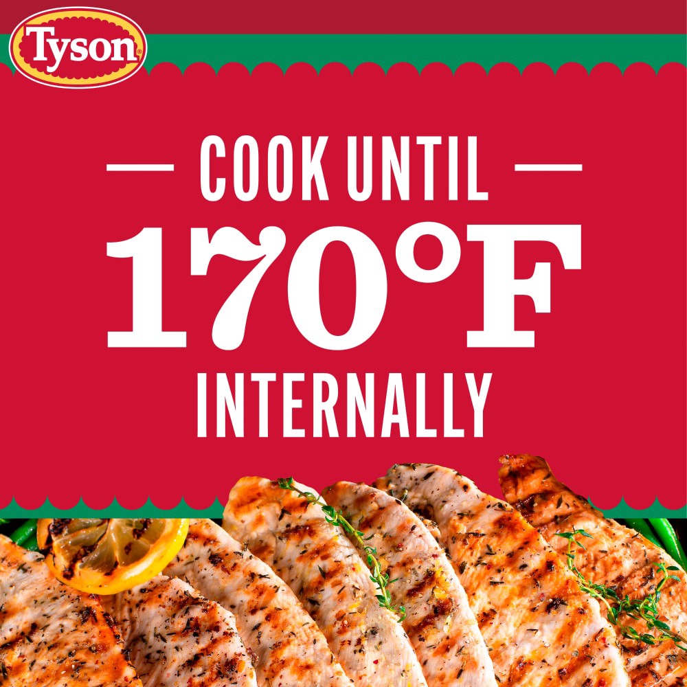 slide 2 of 6, Tyson All Natural Fresh Thin Sliced Boneless Skinless Chicken Breasts With Rib Meat, per lb