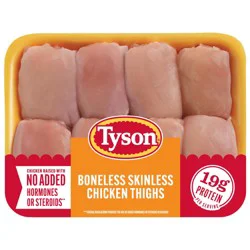 Tyson® All Natural Fresh Boneless Skinless Chicken Thighs, 1.9 LB