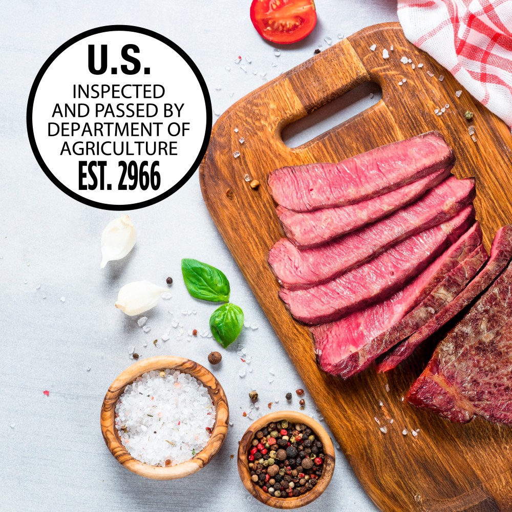 slide 4 of 5, Select Boneless Flat Cut Corned Beef Brisket, per lb