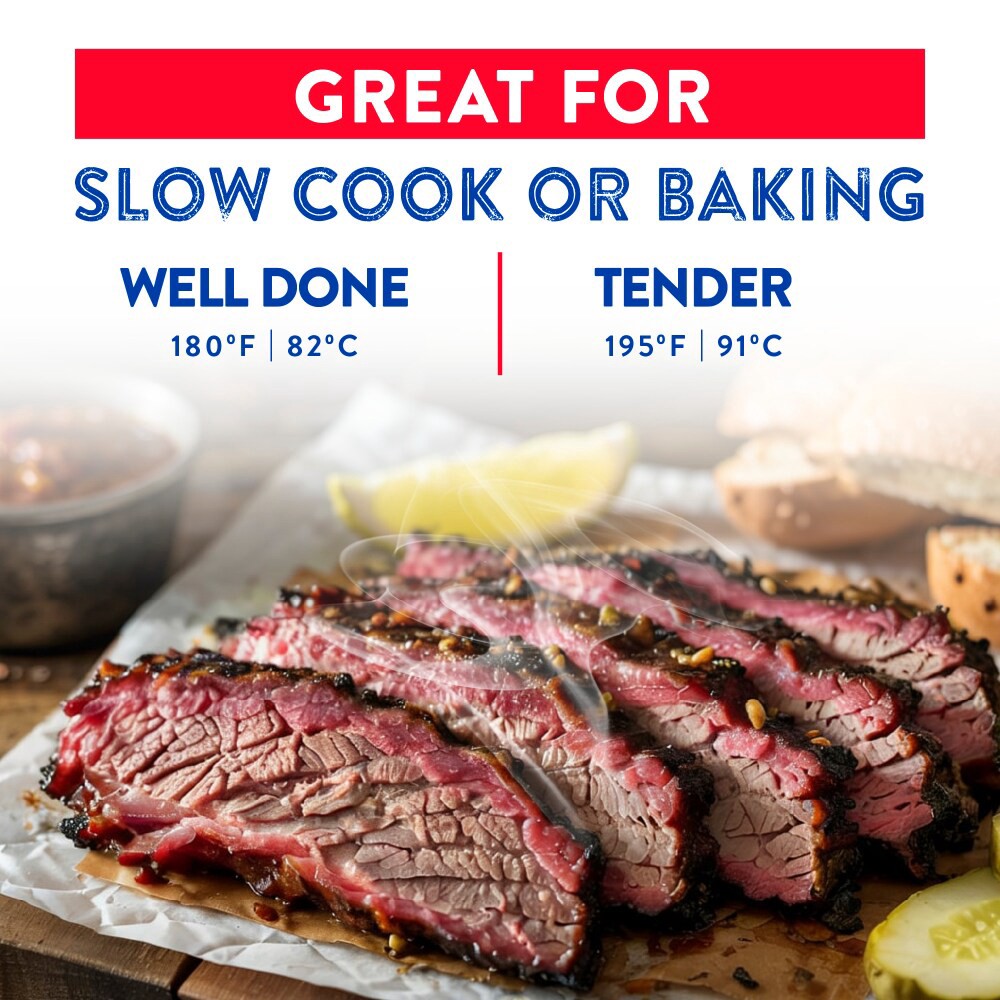 slide 4 of 5, Select Boneless Flat Cut Corned Beef Brisket, per lb