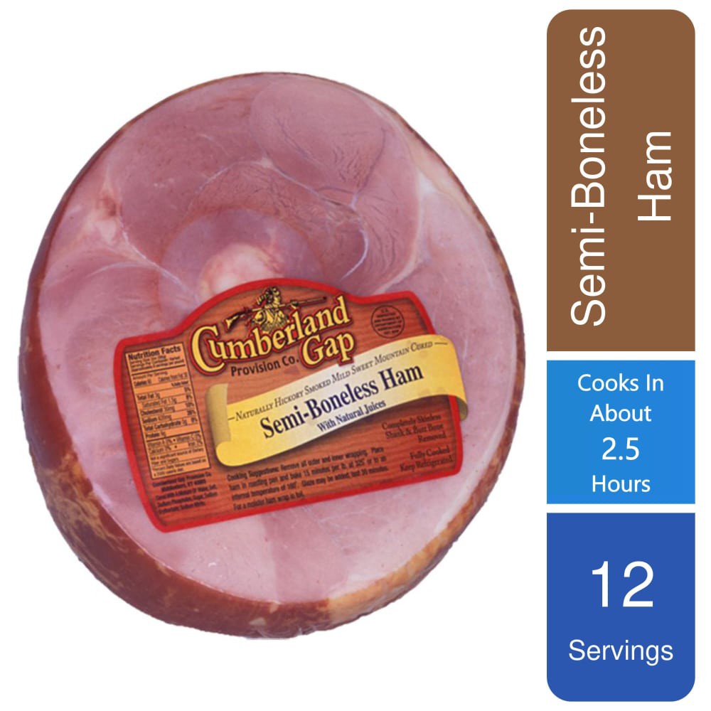 slide 1 of 1, Cumberland Gap Semi Boneless Ham Limit 2 at Sale Price, per lb