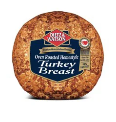 Dietz & Watson Sliced Oven Roasted Homestyle Turkey Breast Fresh Sliced Deli Meat