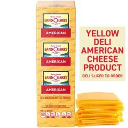 Land O Lakes Yellow Deli American Cheese Product, Deli Sliced to Order