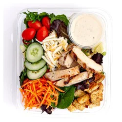 Giant Eagle Garden Salad with Grilled Chicken and Ranch Dressing