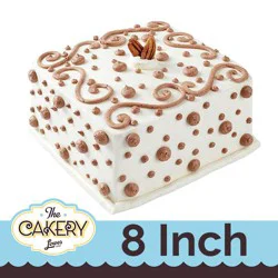 The Cakery 8 Inch Southern Maple Praline Carrot Cake