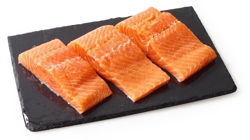 slide 1 of 1, Farm Raised Atlantic Salmon Portion, 1 lb