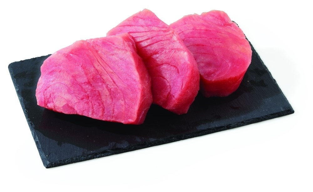 slide 1 of 1, Wild Caught Tuna Steak, per lb