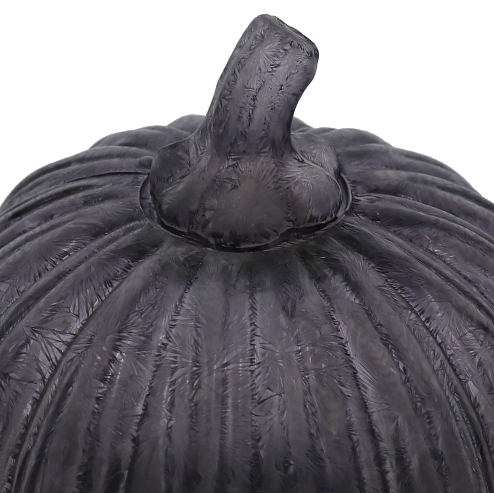 slide 2 of 2, 4.5" Black Glass Pumpkin By Ashland, 4.5 in