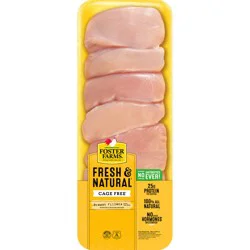 Foster Farms Fresh & Natural Cage Free Boneless Skinless Chicken Breasts Value Pack, 1 pk