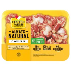 Foster Farms Fresh & Natural Cage Free Chicken Gizzards & Hearts, 1 pack