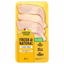 Foster Farms Fresh & Natural Chicken Leg Quarters