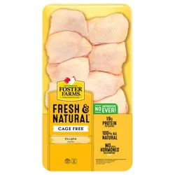 Foster Farms Fresh & Natural Chicken Thighs, 1 pk