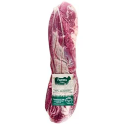 Farms Whole Beef Tenderloin, Per Package (Avg. 4.25 lb)