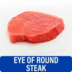 Choice Eye of Round Beef Steak (About 3 per Pack)