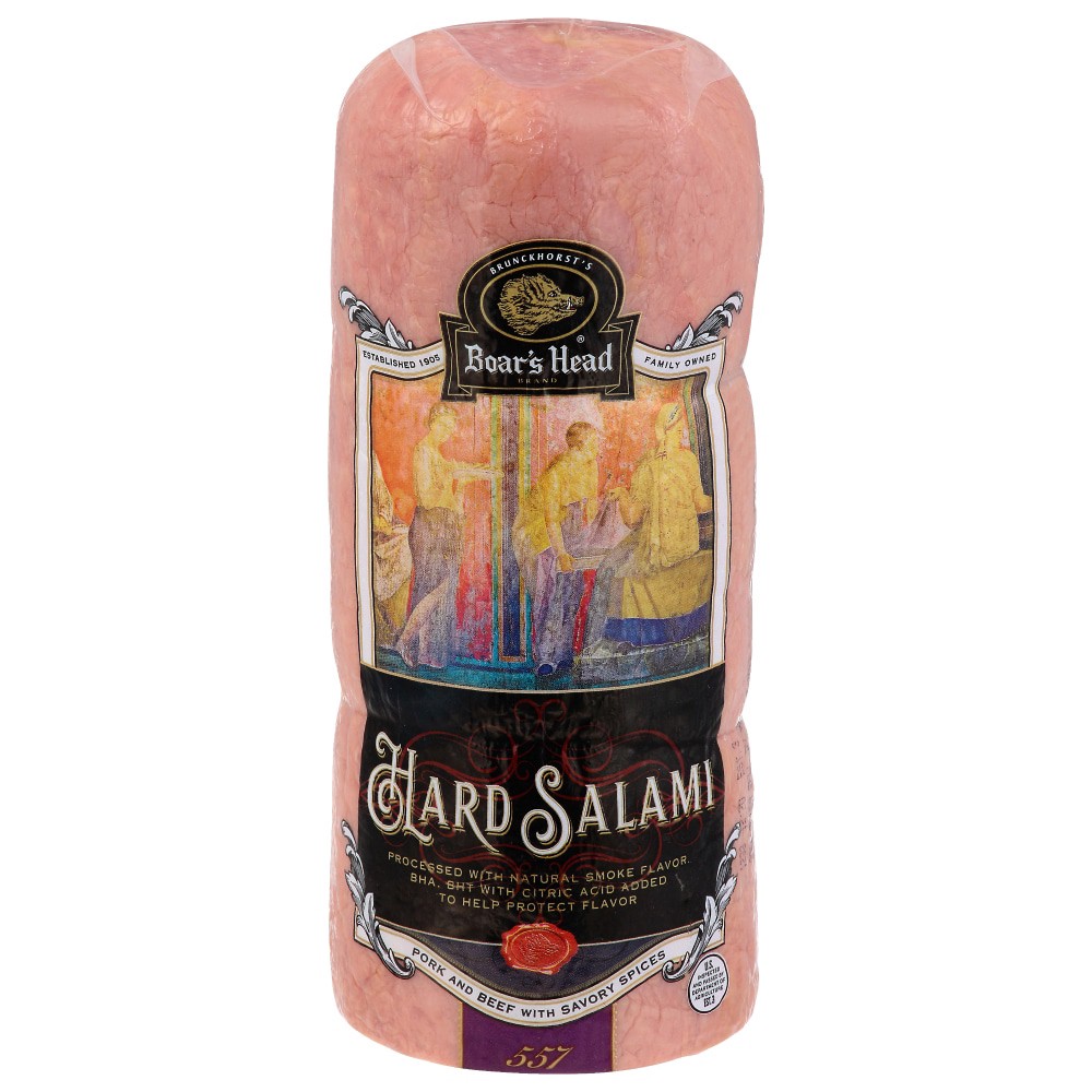 slide 2 of 6, Boar's Head Hard Salami, per lb