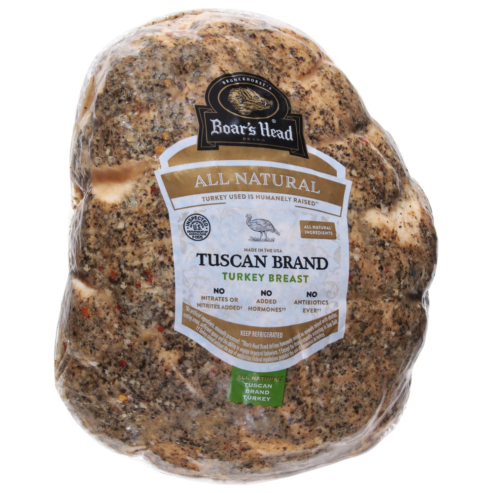 slide 2 of 6, Boar's Head Simplicity All Natural Tuscan Brand Roasted Turkey Breast, per lb