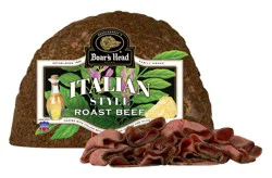 Boar's Head Italian Style Oven Roasted Seasoned Beef Fresh Sliced Deli Meat, 1 lb