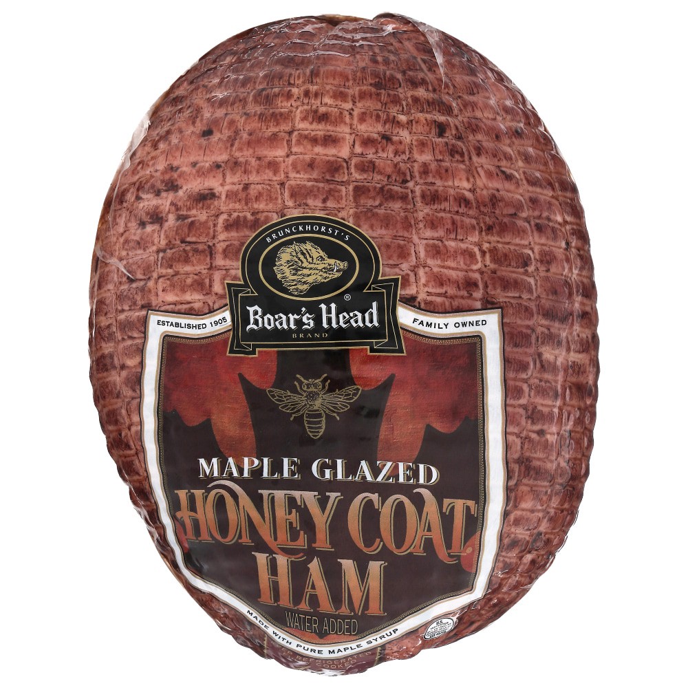 slide 2 of 6, Boar's Head Maple Glazed Honey Coat Ham, per lb