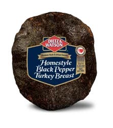 Dietz & Watson Sliced Homestyle Black Pepper Turkey Breast Fresh Sliced Deli Meat
