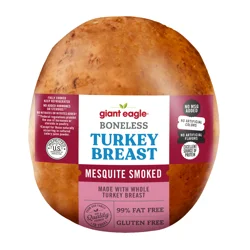 Giant Eagle Turkey Breast, Mesquite Smoked