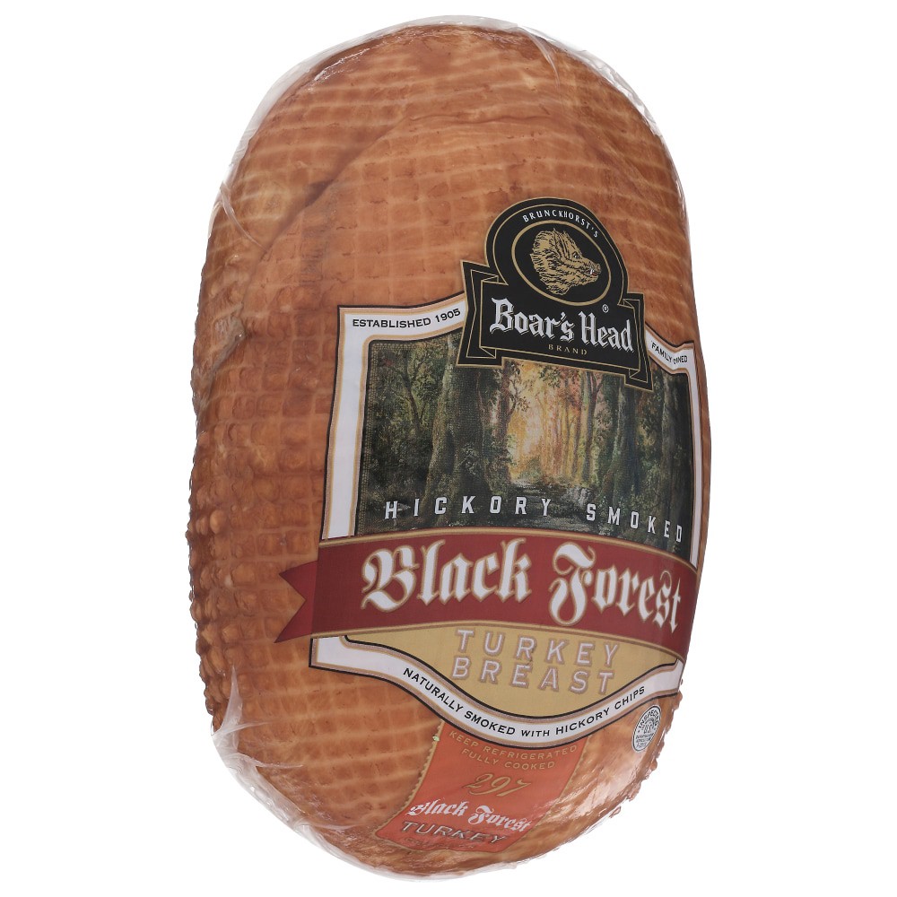 slide 4 of 6, Boar's Head Hickory Smoked Black Forest Turkey Breast, per lb