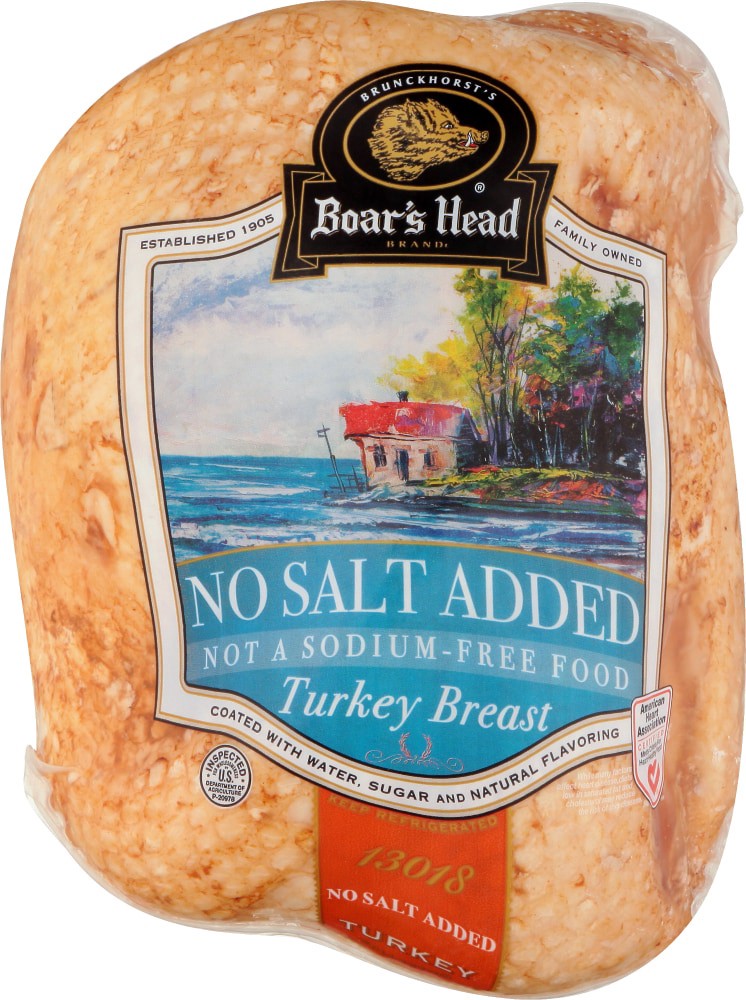slide 5 of 6, Boar's Head No Salt Added Turkey, per lb