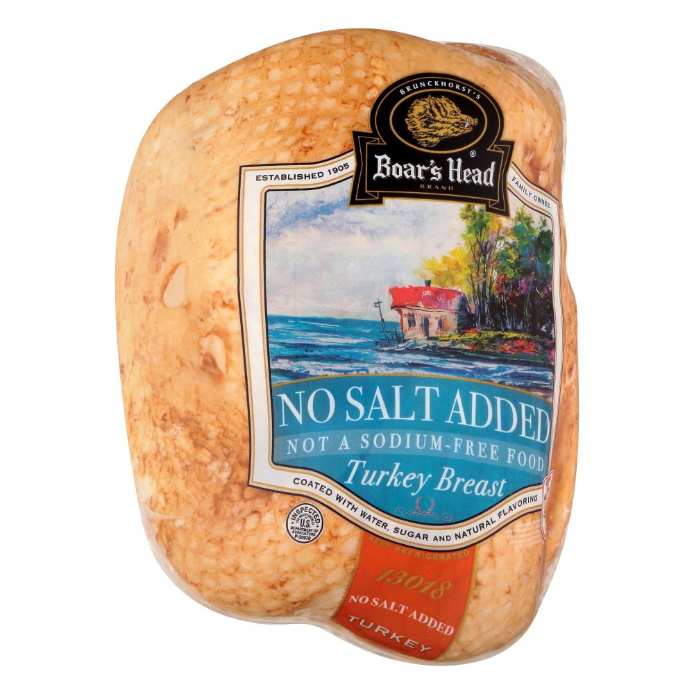 slide 4 of 6, Boar's Head No Salt Added Turkey, per lb