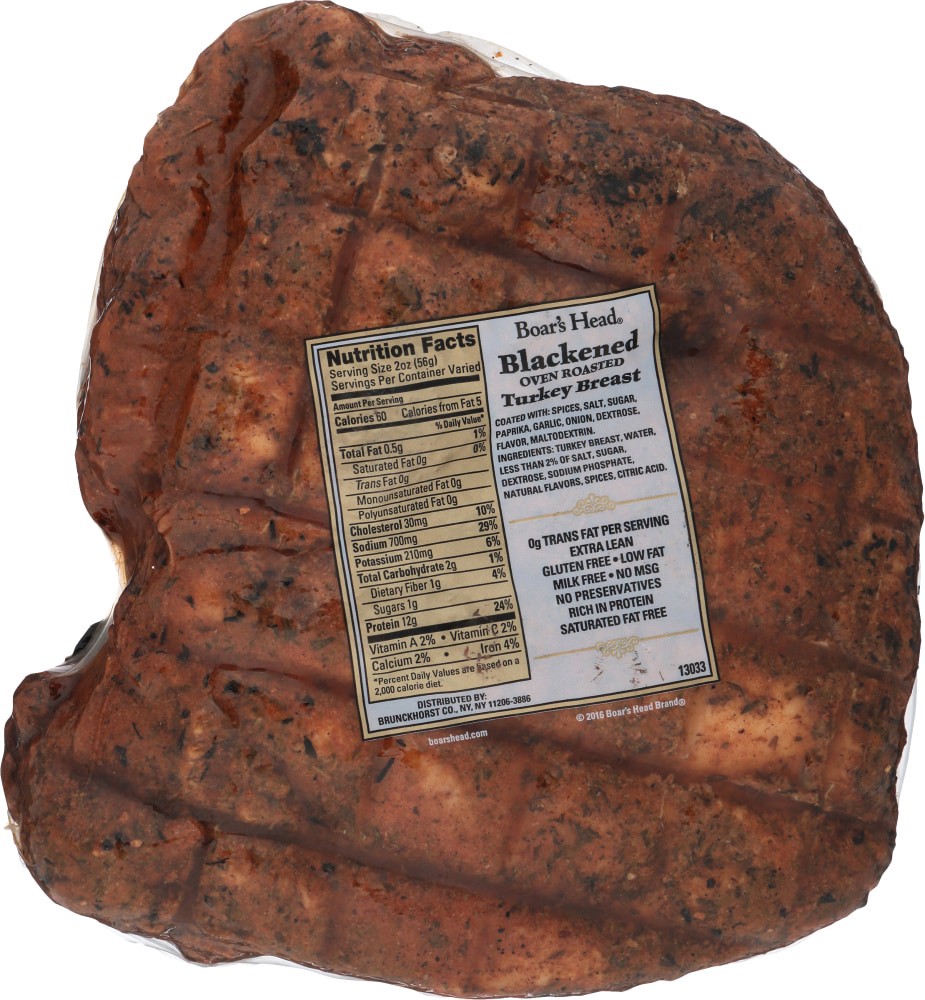 slide 6 of 6, Boar's Head Bold Blackened Oven Roasted Turkey Breast, per lb