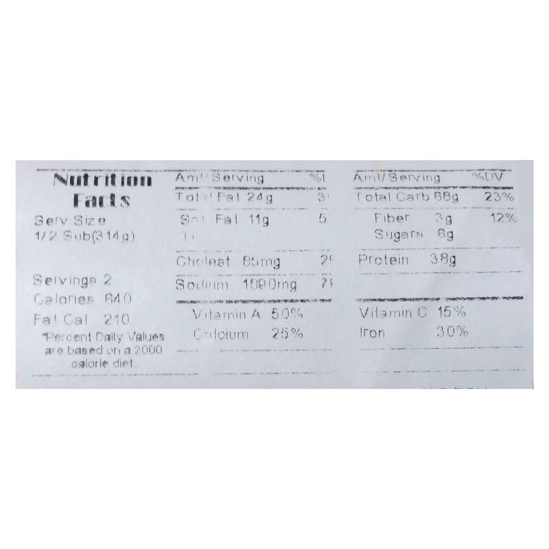 slide 3 of 3, Md 14 Italian Sub G&G, 1 ct