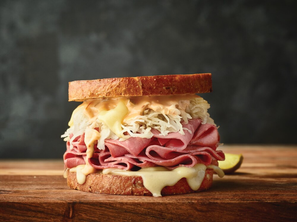 slide 2 of 6, Boar's Head Cap-Off Cooked Top Round Corned Beef, per lb