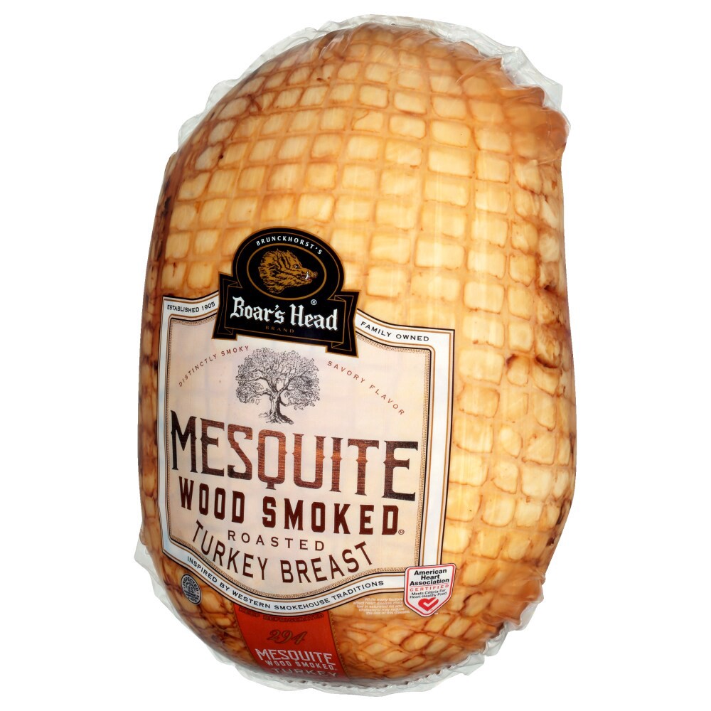 slide 3 of 6, Boar's Head Mesquite Wood Smoked Roasted Turkey Breast, per lb