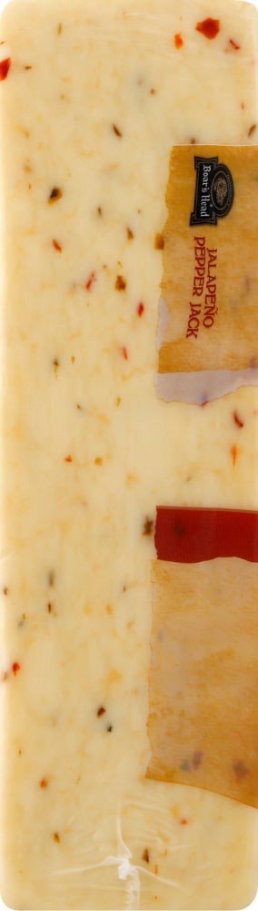 slide 5 of 6, Boar's Head Jalapeno Pepper Jack Cheese, per lb
