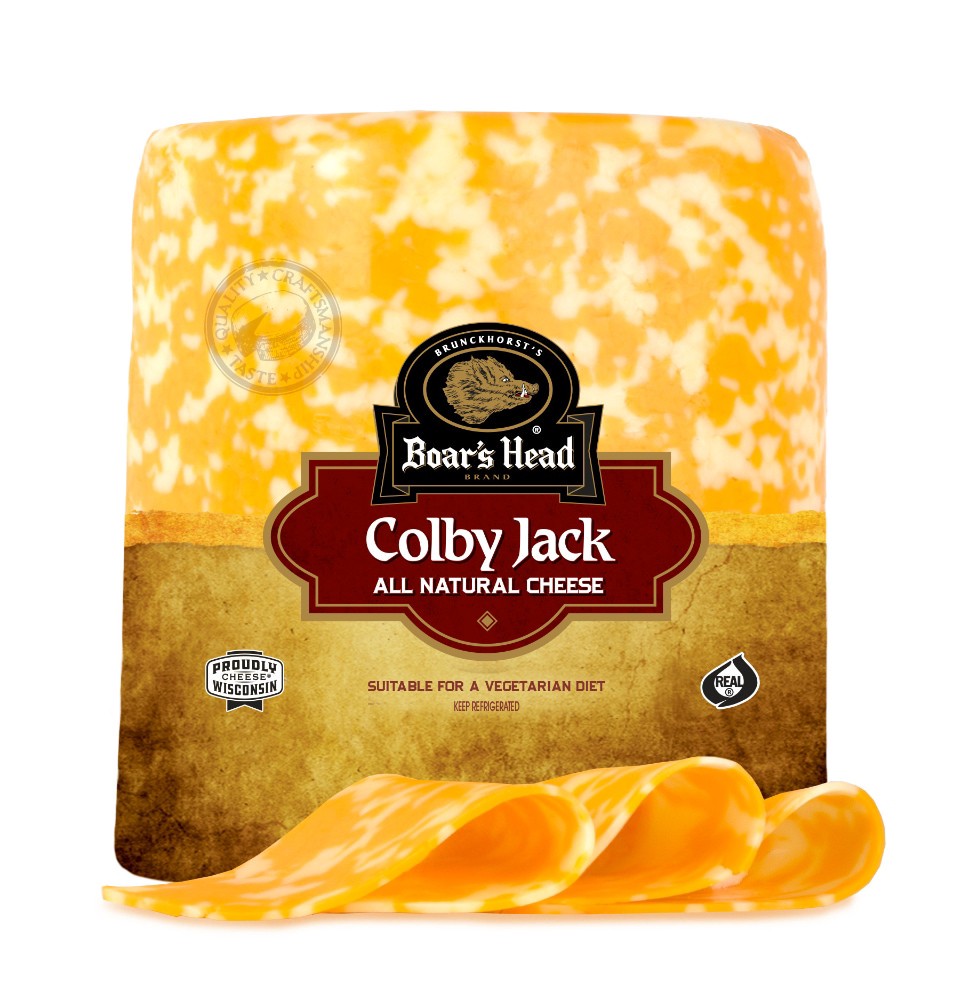 slide 5 of 6, Boar's Head Colby Jack Cheese, per lb