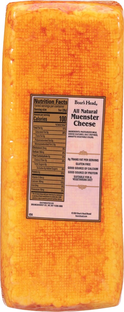 slide 4 of 6, Boar's Head Muenster, per lb
