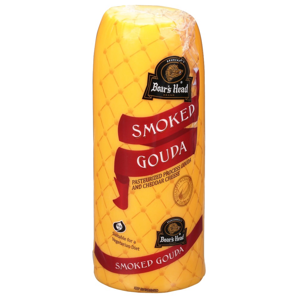 slide 5 of 6, Boar's Head Smoked Gouda Cheese, per lb