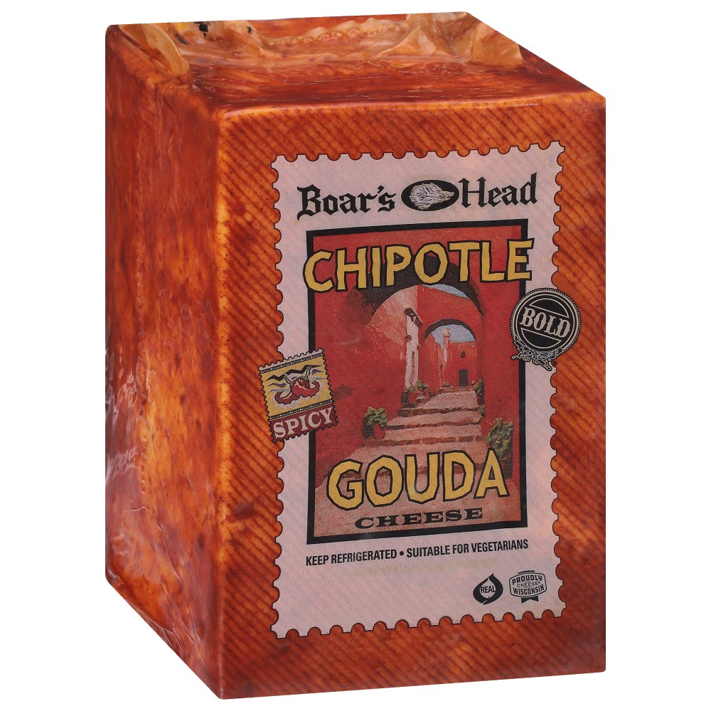 slide 5 of 6, Boar's Head Chipotle Gouda Cheese, per lb