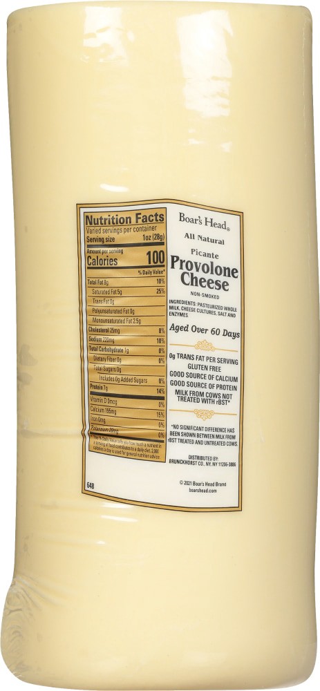 slide 2 of 6, Boar's Head Sharp Picante Provolone Cheese, per lb