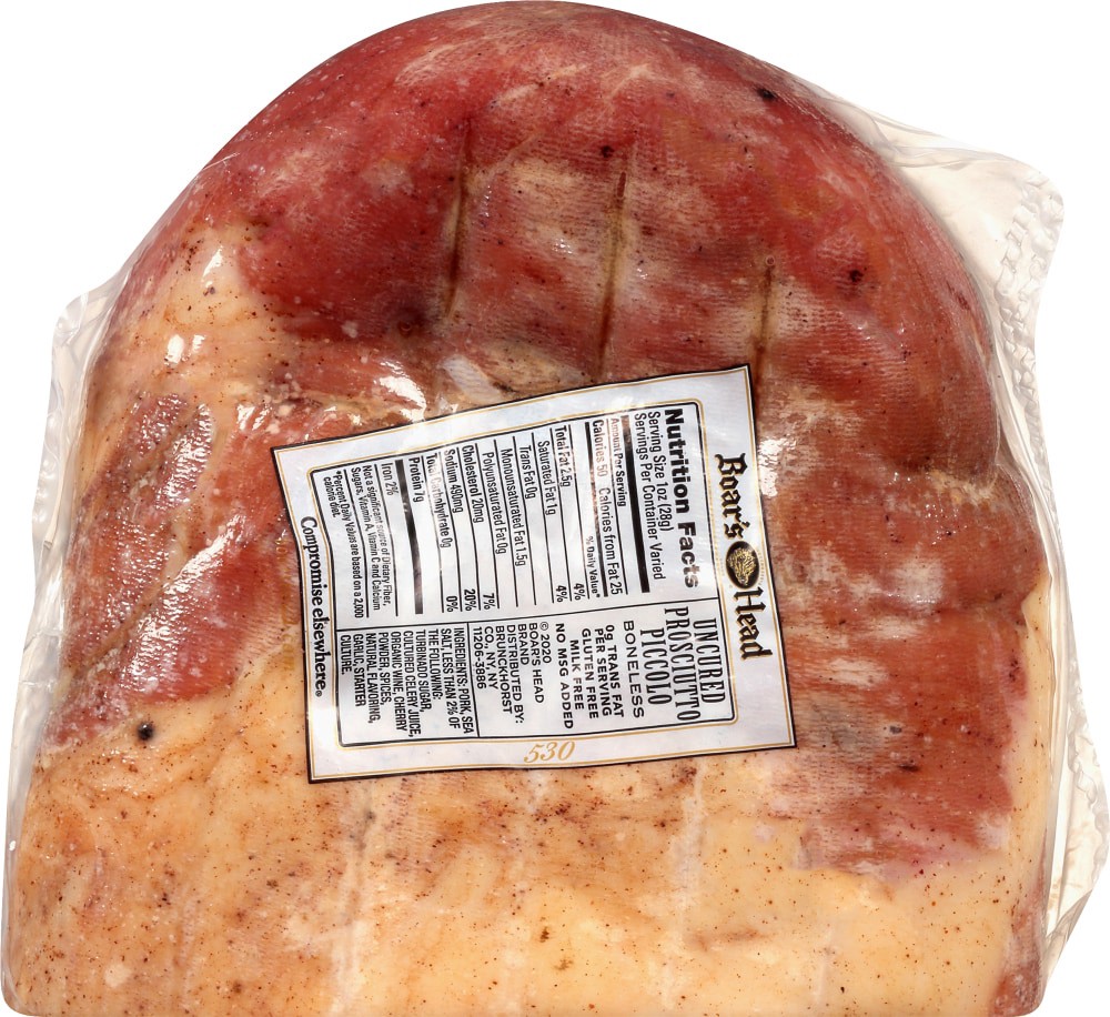 slide 3 of 6, Boar's Head Boneless Prosciutto Piccolo, per lb