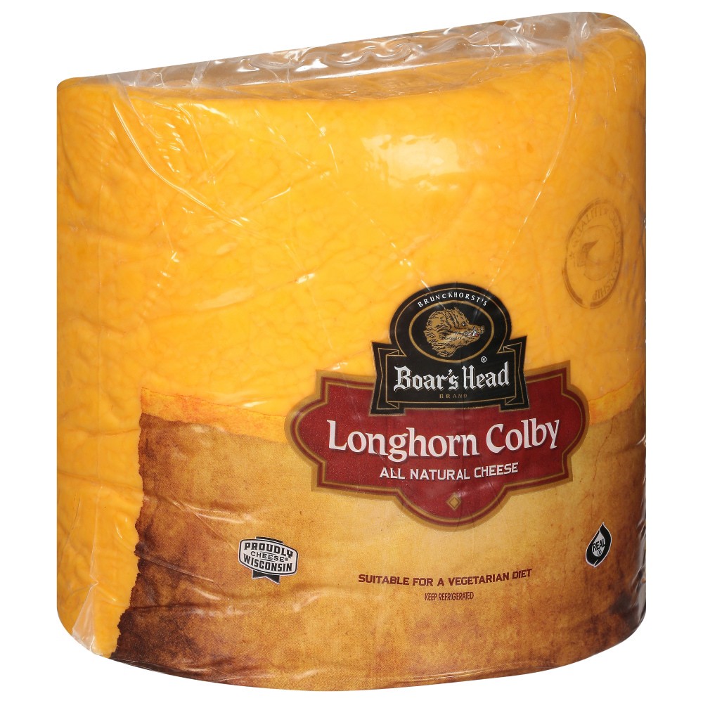 slide 6 of 6, Boar's Head Longhorn Colby Cheese, per lb