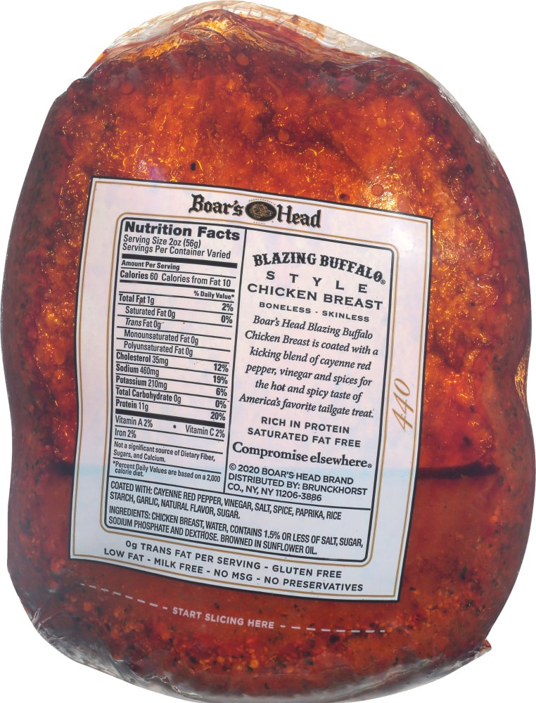 slide 6 of 6, Boar's Head Blazing Buffalo Style Chicken Breast, per lb