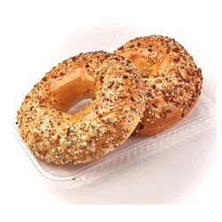 Giant Eagle Bakery Everything Bagels, 2 Count