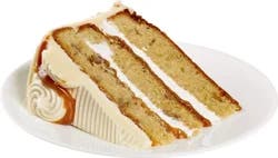 Giant Eagle Bananas Foster Cake Slice