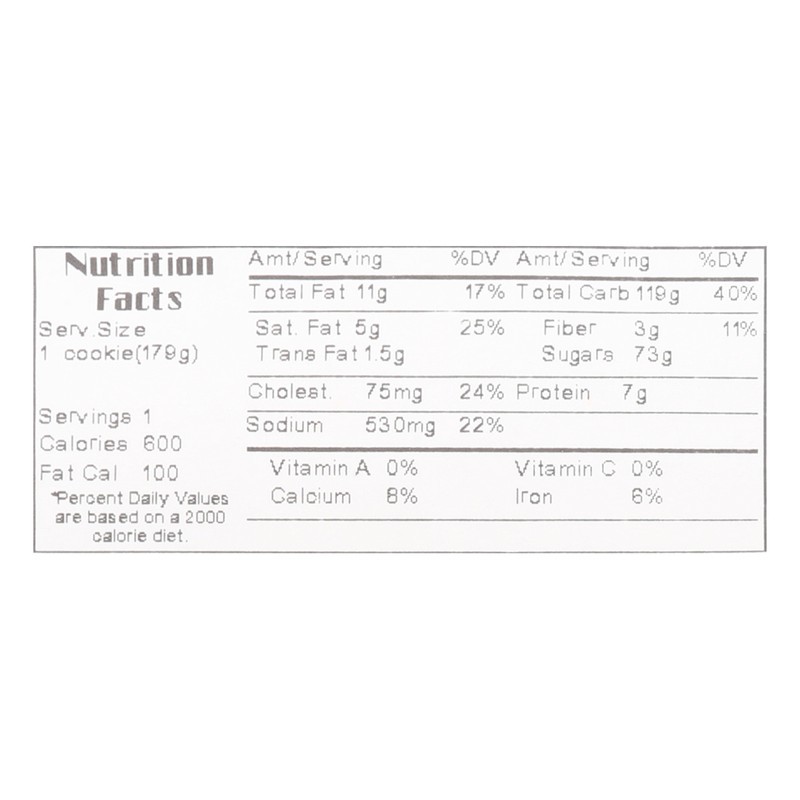 slide 5 of 5, M&M Market District Colossal Cookie, 1 ct