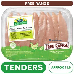 PERDUE® HARVESTLAND® Free Range Boneless Skinless Chicken Breast Tenderloins