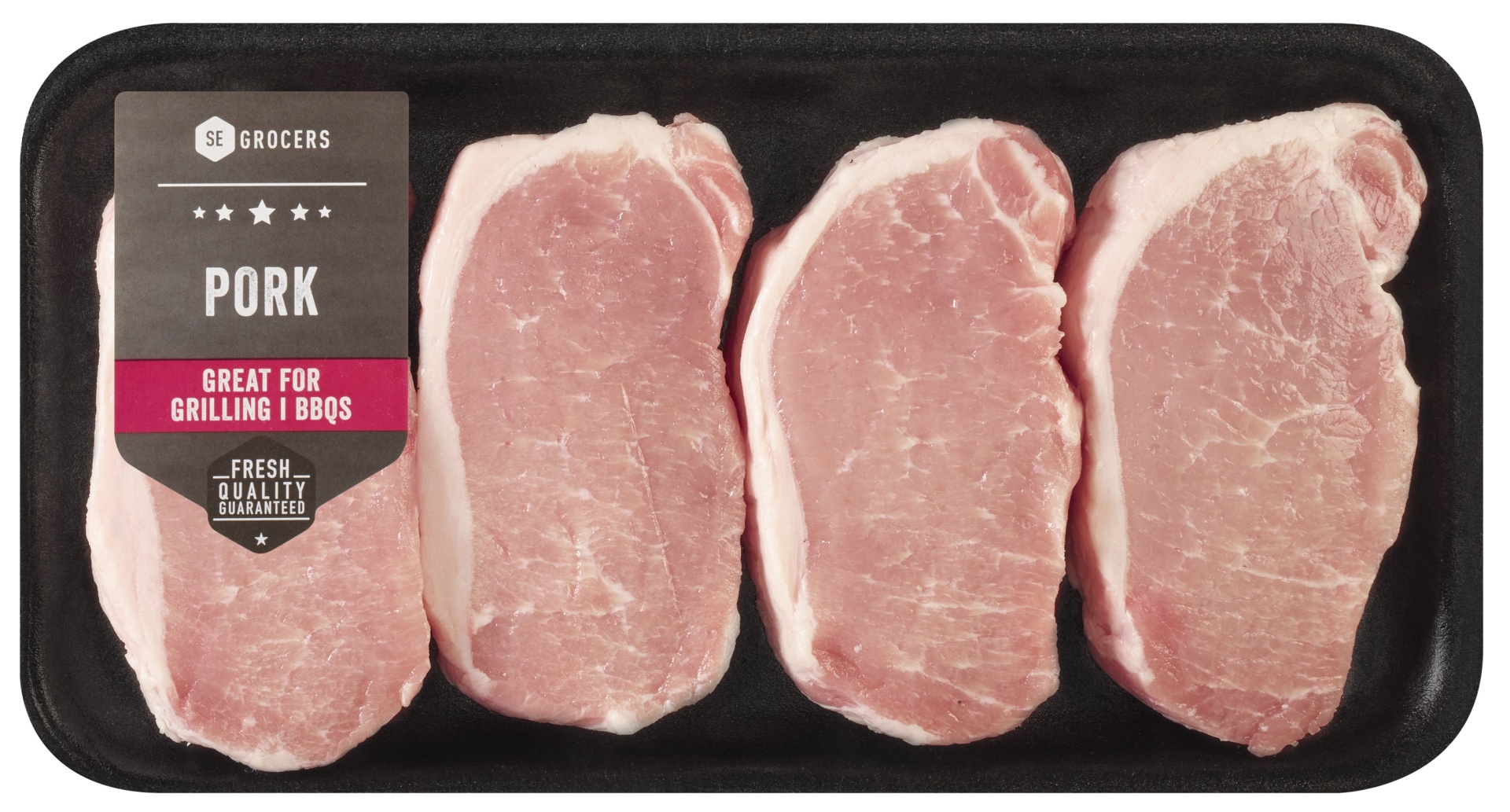 slide 1 of 1, Boneless Center Cut Pork Chops, per lb