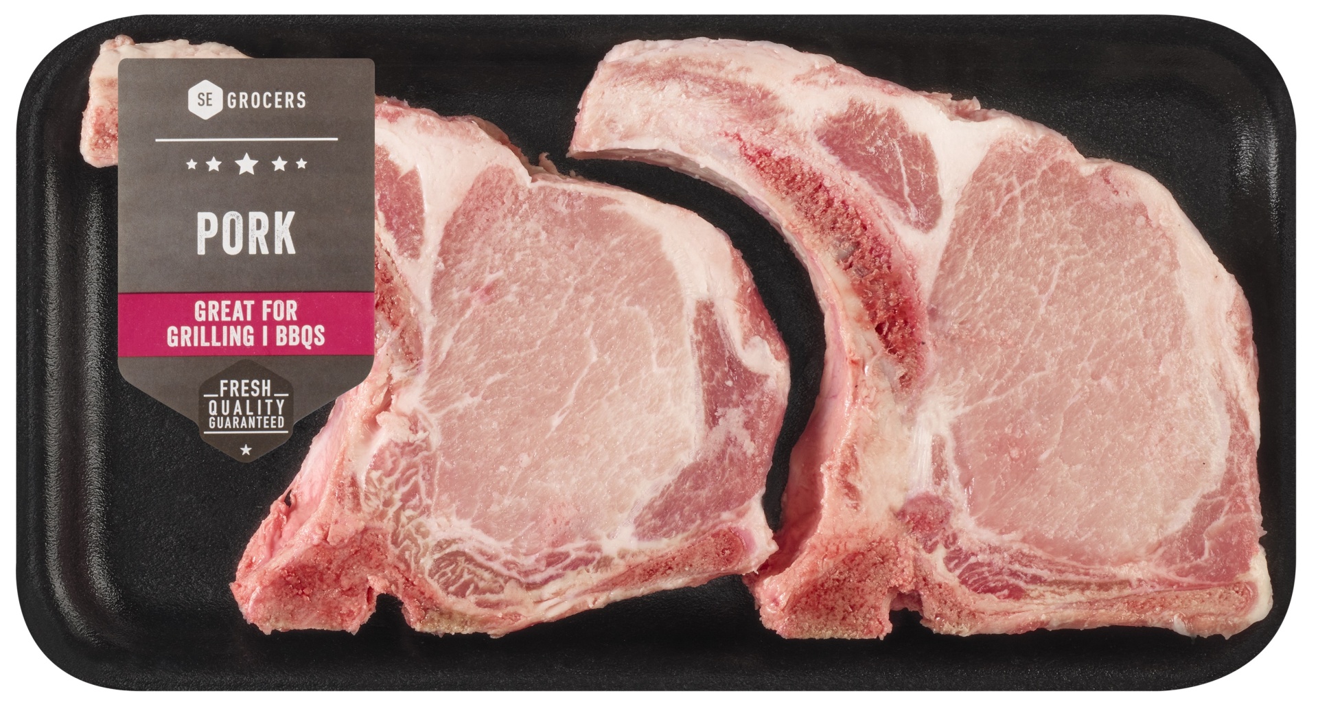slide 1 of 1, Bone In Center Cut Pork Chops, per lb