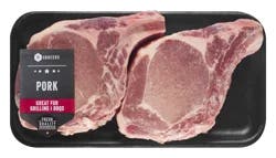 Bone In Thick Cut Ribeye Pork Chops, Per Package (Avg. 1.75 lb)