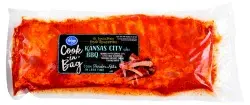 Kroger Kansas City Style Bbq St. Louis Style Pork Spareribs Cook-In-Bag