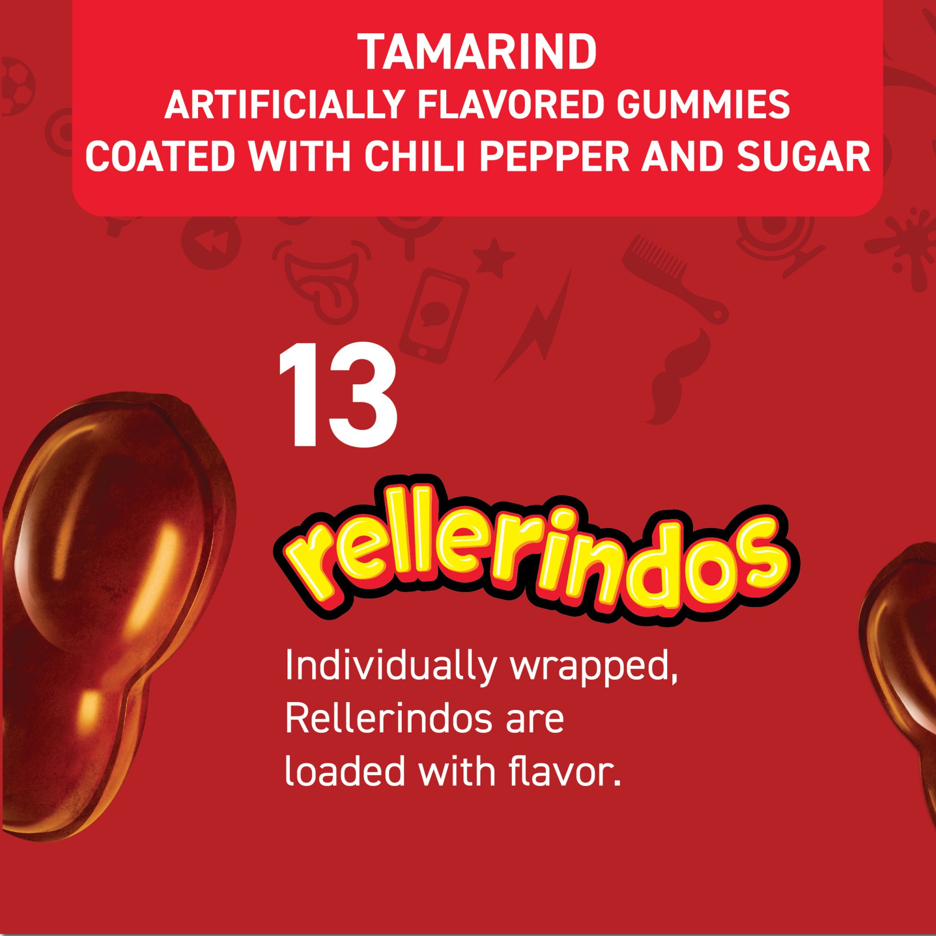 slide 2 of 5, Vero Rellerindos  Tamarind Hard Candy, 13 ct